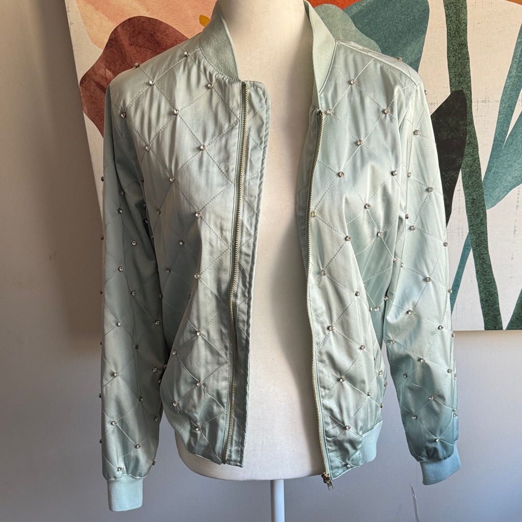 Wd.Ny Mint Bomber Jacket